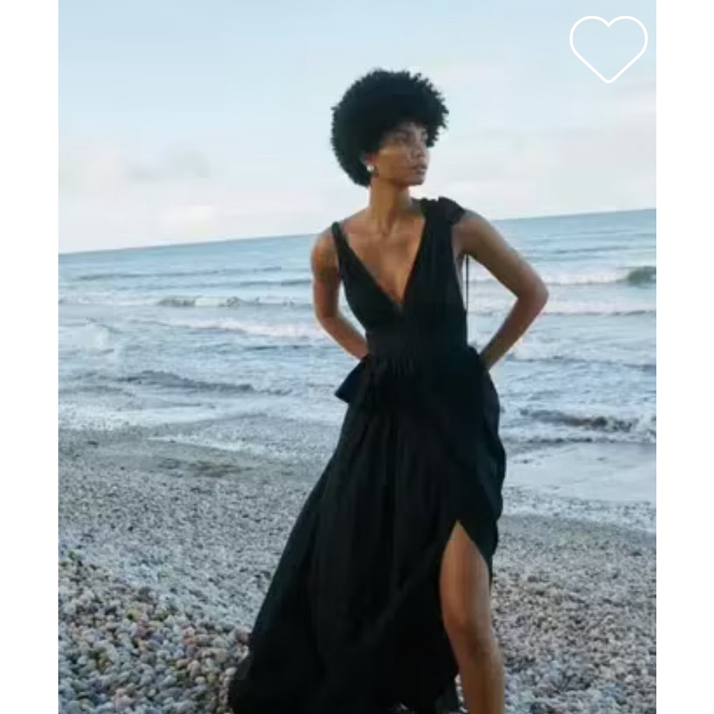 Aje Black Maxi Dress